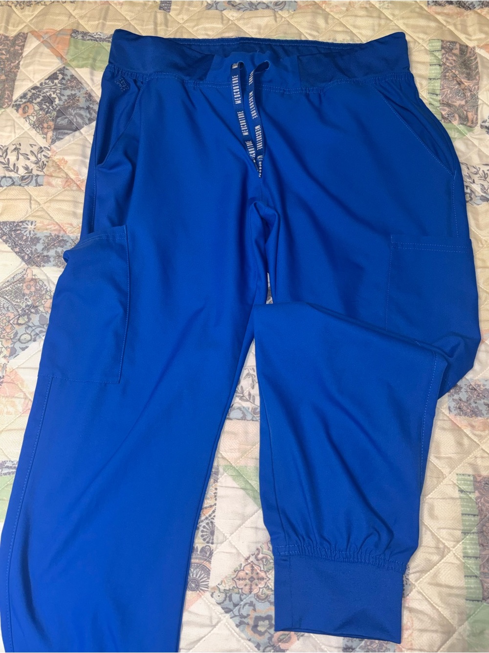 Med Couture Royal Blue Women's Jogger Scrub Pants